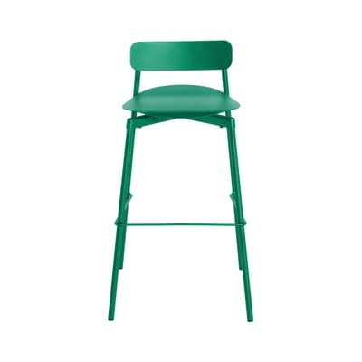 Fromme Stapelbarer Barhocker / H 75 cm - Aluminium - Petite Friture grün en metall