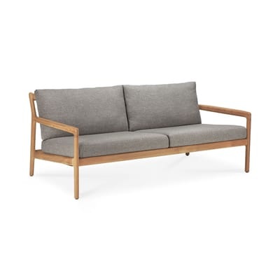 Jack Outdoor Sofa / L 180 cm - Teakholz & Stoff - Ethnicraft braun/beige en textil/holz