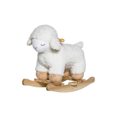 Laasrith Schaukelspielzeug / Schaf - Bloomingville weiß en textil