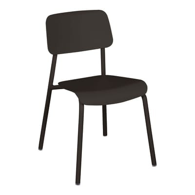 Studie Stapelbarer Stuhl / Aluminium - Fermob orange en metall