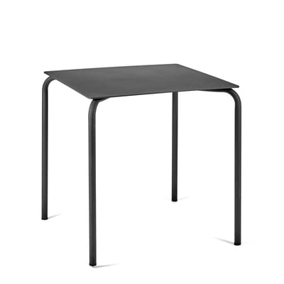 August quadratischer Tisch / Aluminium - 70 x 70 cm - Serax schwarz en metall