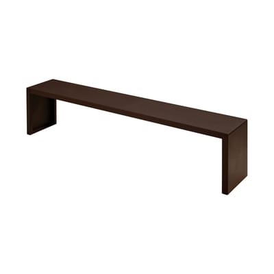 Rusty Irony Bank - L 130 cm - Zeus orange en metall