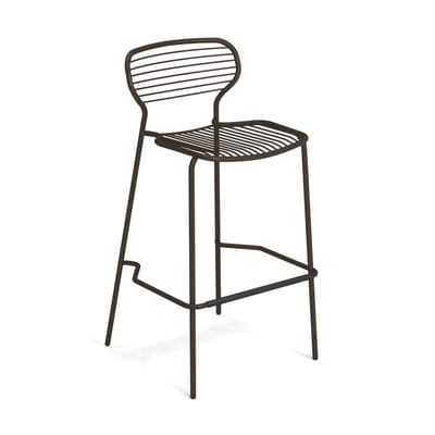 Apero Stapelbarer Barhocker / H 75 cm - Stahl - Emu metall en metall