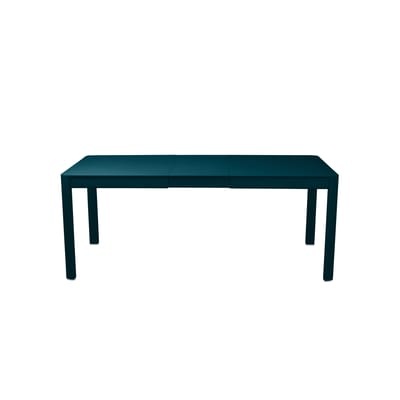Ribambelle Small Ausziehtisch / L 149 bis 191 cm - für 6 bis 8 Personen - Fermob blau en metall
