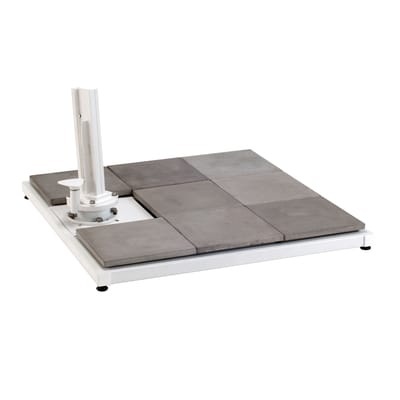 Ständer für Ampelschirme für ?Easy Shadow? & ?Pagoda? - Vlaemynck weiß en metall/stein