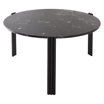 Tribus Couchtisch / Ø 80 x H 45 cm - Marmor - AYTM schwarz en stein