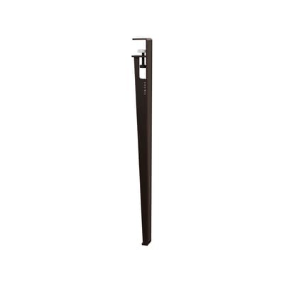 Fuß aus Stahl mit Klammersystem / H 75 cm - Um Tische & Schreibtische zu gestalten - TipToe grau/metall en metall