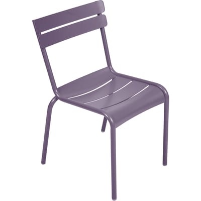 Luxembourg Stapelbarer Stuhl - Fermob violett en metall