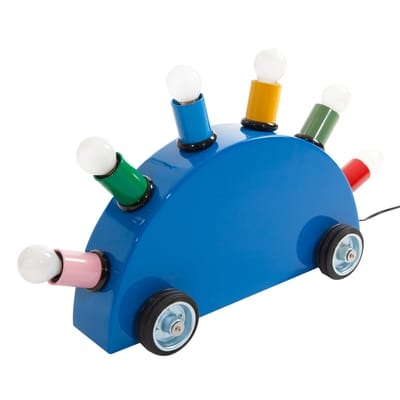 Super Tischleuchte von Martine Bedin / 1981 - Memphis Milano bunt en metall/plastikmaterial