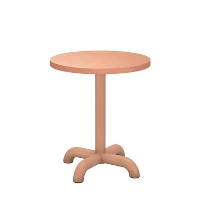 Unify Beistelltisch / Ø 40 cm - Eiche - Petite Friture rosa en holz