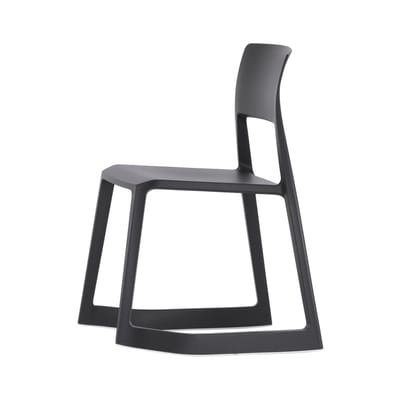 Tip Ton Stuhl / Schrägstellbar & ergonomisch - Vitra schwarz en plastikmaterial