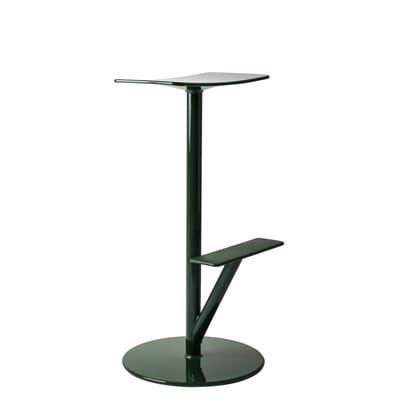 Sequoia Barhocker / Metall - H 76 cm - Magis grün en metall