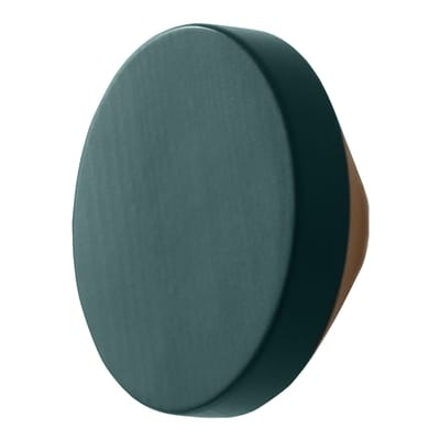 Wandhaken Clou holz blau / Ø 12 cm - ENOstudio blau en holz