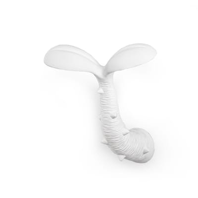Sprout Small Wandhaken / H 18 cm - Kunstharz - Seletti weiß en plastikmaterial
