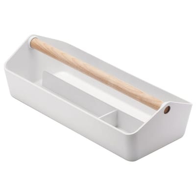 Schachtel Cargo Box plastikmaterial holz weiß - Alessi weiß en plastikmaterial