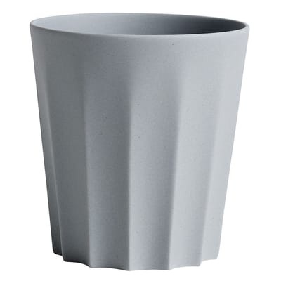 Tasse Iris keramik grau / Facettierter Becher - Handgemacht - Hay grau en keramik