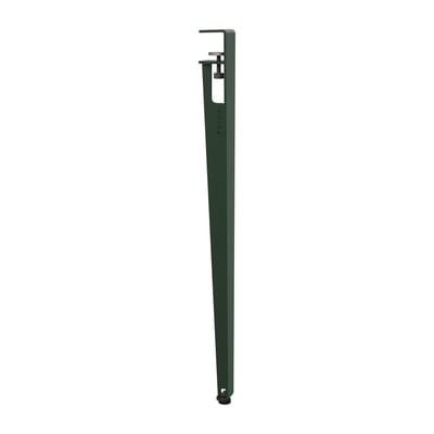 Fuß avec fixation étau OUTDOOR metall grün / H 75 cm - Zur Gestaltung eines Tisches im Außenbereich - TIPTOE grün en metall