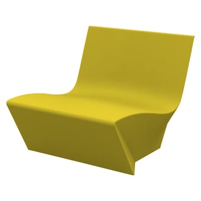 Lounge Sessel Kami Ichi plastikmaterial gelb - Slide en