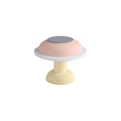 Schnurlosleuchte PL4 plastikmaterial gelb / LED - Ø 18 x H 14,6 cm / By George Sowden - SOWDEN gelb en plastikmaterial