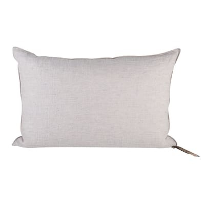 Kissen Vice Versa textil grau / 30 x 50 cm - Leinen - Maison de Vacances grau en textil