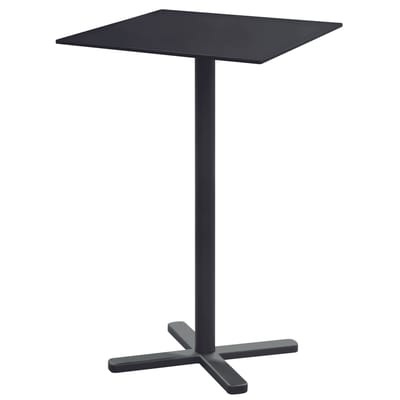 Darwin Klappbarer Stehtisch / 70 x 70 cm - Emu grau/schwarz/metall en metall