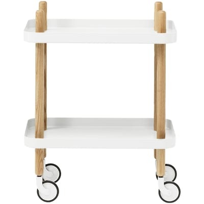 Normann Copenhagen - Servierwagen NORMANN COPENHAGEN - weiss - Edelstahl - 50cm