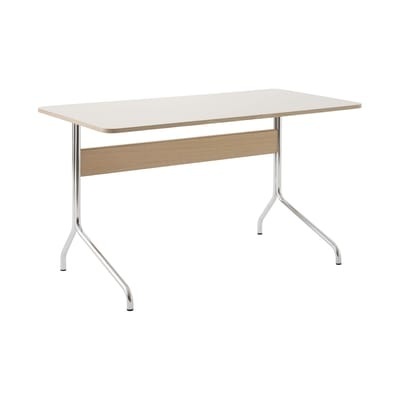 Pavilion AV16 Schreibtisch / Linoleum & Holz - 130 x 65 cm - &tradition beige en plastikmaterial