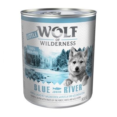Little Wolf of Wilderness Junior 6 x 800 g - Wild Hills - Ente & Kalb