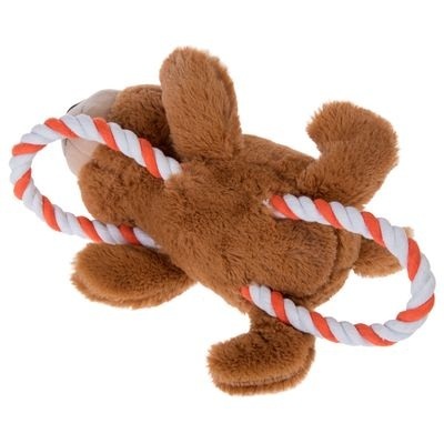 Hundespielzeug Bär mit Tau - 1 Stück