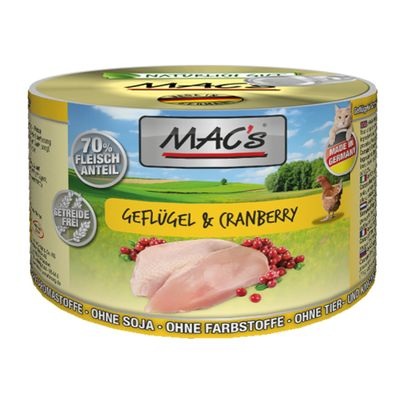 MAC´s Cat 6 x 200 g - Ente, Pute, Huhn