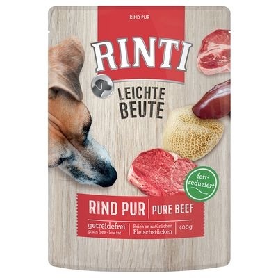 RINTI Leichte Beute 10 x 400 g - Rind Pur & Huhn