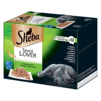 Multipack Sheba Varietäten Schälchen 12 x 85 g - Sauce Lover