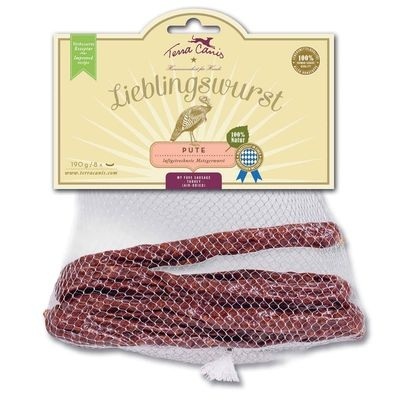Terra Canis Lieblingswurst - 190 g Pute