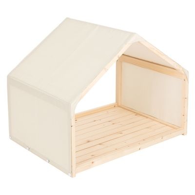 Hundehöhle aus Holz - L 95 x B 69 x H 78 cm