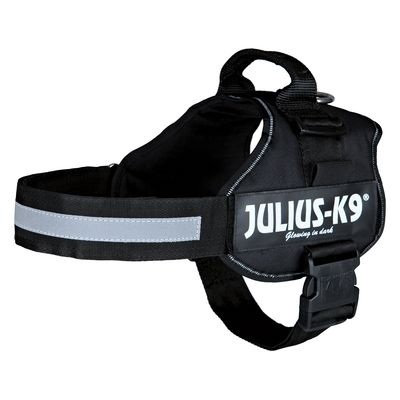 JULIUS-K9® Powergeschirr - schwarz - Grösse 2: 71 - 96 cm Brustumfang
