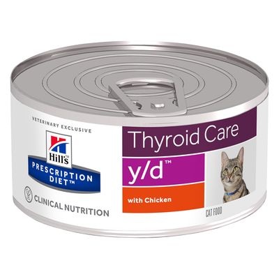Sparpaket Hill´s Prescription Diet Feline Dose 24 x 156 g - Feline y/d - Schilddrüsen-Probleme