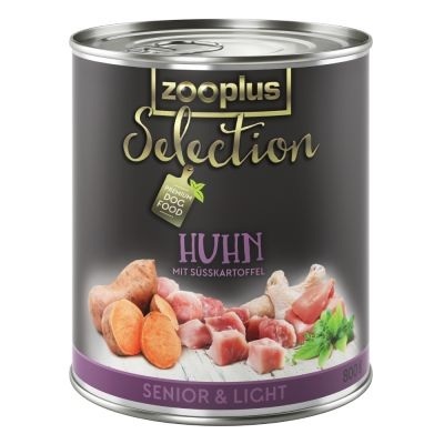 zooplus Selection Senior & Light Huhn - 6 x 400 g
