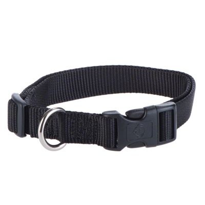 Hunter Set: Halsband Ecco Sport + Hundeleine, schwarz - Halsband Größe L + Leine 110 cm / 15 mm