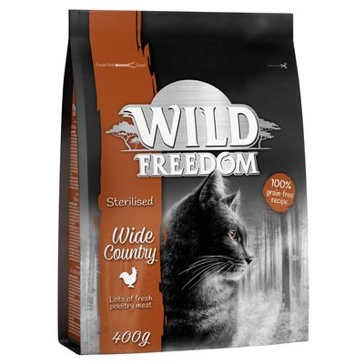 Sparpaket Wild Freedom Trockennahrung 3 x 2 kg - Sterilised Wide Country - Geflügel