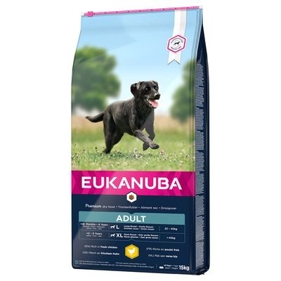 Eukanuba Active Adult Large Breed Huhn - 15 kg