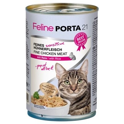 Feline Porta 21 Katzenfutter 6 x 400 g - Thunfisch mit Seetang