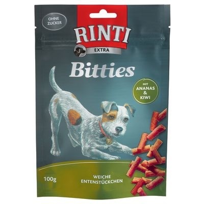 RINTI Extra Bitties 100 g - Huhn mit Tomate & Kürbis