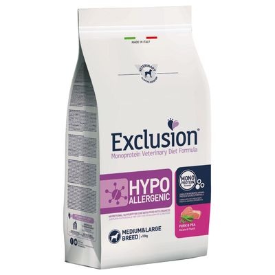 Exclusion Hundefutter mit Schwein & Erbsen - 12 kg