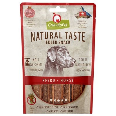 GranataPet Natural Taste Edler Snack - 90 g (Pferd)