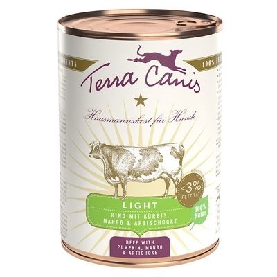 Sparpaket Terra Canis Light 12 x 400 g - Pute mit Sellerie, Ananas und Sanddornbeeren