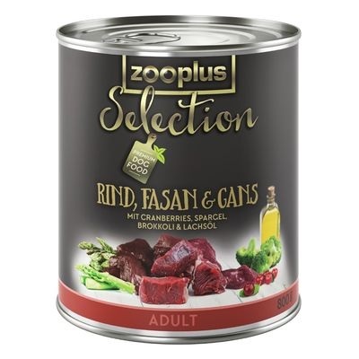 zooplus Selection Adult Rind, Fasan & Gans - 6 x 400 g