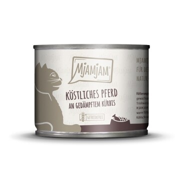 MjAMjAM 6x200 g Pferd an Kürbis