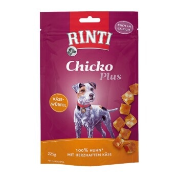 RINTI Chicko Plus Käsewürfel - Sparpaket: 3 x 225 g