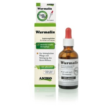 Anibio Wurmalin 50ml Hunde Futterzusatz