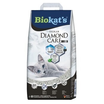 8 l + 2 l gratis! 10 l Biokat´s DIAMOND CARE Katzenstreu - Classic